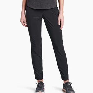 Kuhl Black Track Pants Streamlined Jogger Style